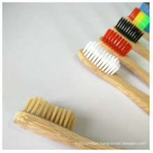 OEM Color Bristles Adults 100% Biodegradable Bamboo Toothbrush